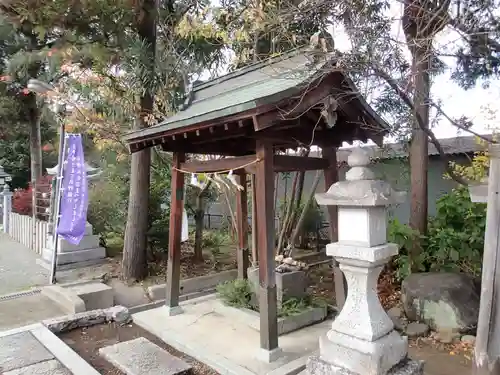天高市神社の手水舎