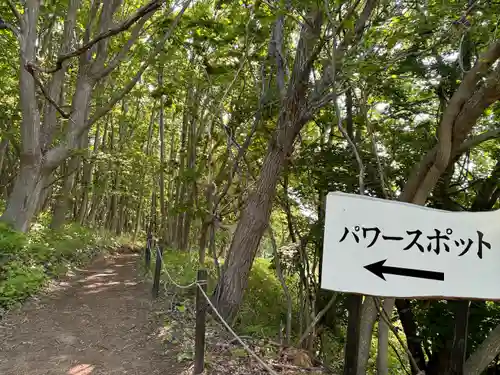 虻田神社の自然