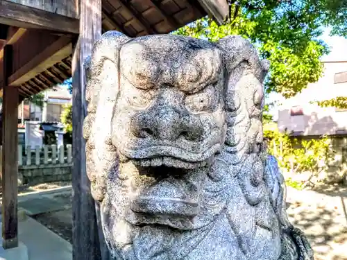 神明社（伝馬神明社）の狛犬