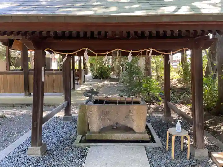 崇道天皇神社の手水舎