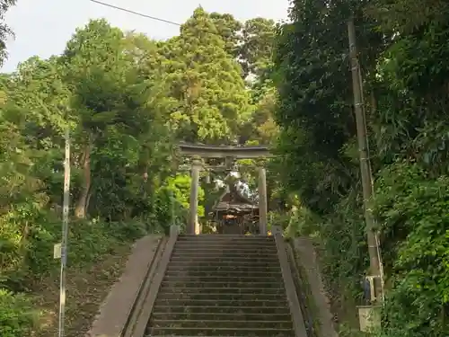 日月神社の鳥居