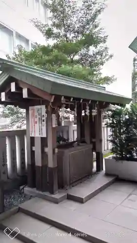 築土神社の手水舎