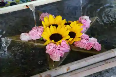 星置神社の手水舎