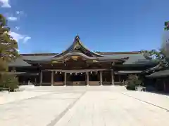 寒川神社の本殿