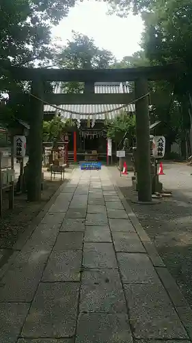 龍ケ崎八坂神社の鳥居