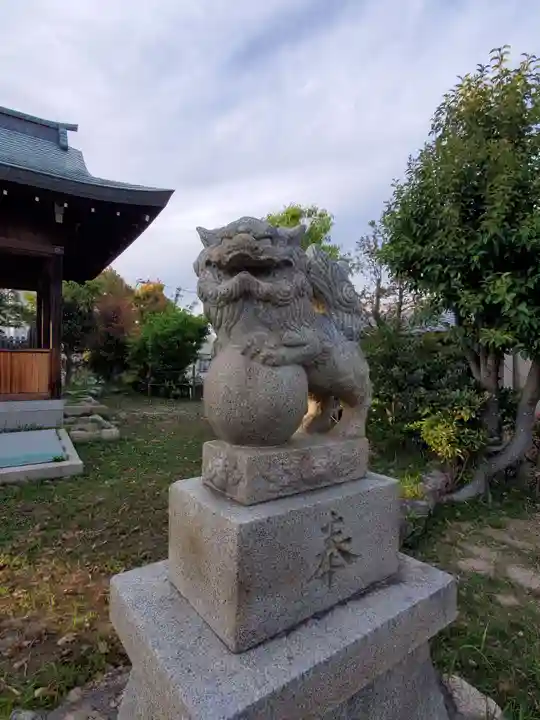池田祇園神社の狛犬
