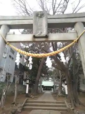 下高井戸八幡神社の鳥居