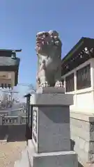 三好八幡社の狛犬