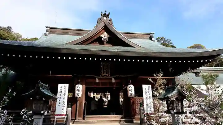 多井畑厄除八幡宮の本殿・本堂