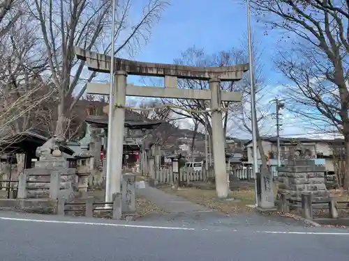 湯福神社の鳥居