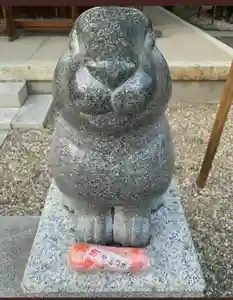 三輪神社の狛犬(2020年03月19日(木) 22時21分19秒投稿)