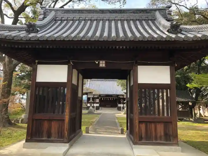 高幢神社の山門・神門