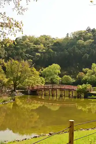 白水阿弥陀堂の庭園