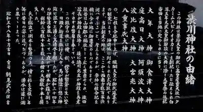 澁川神社（渋川神社）の歴史