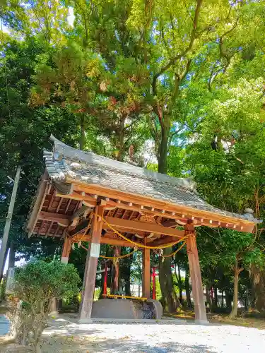 布智神社（本甲）の手水