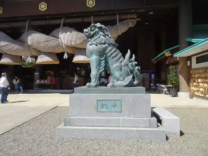 常陸国出雲大社の狛犬