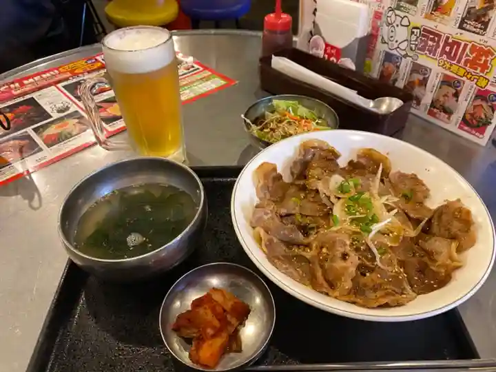 篠原八幡神社の食事