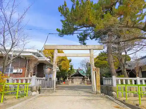 大乃伎神社の鳥居