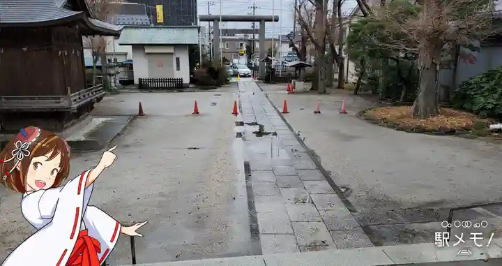 上平井天祖神社の鳥居