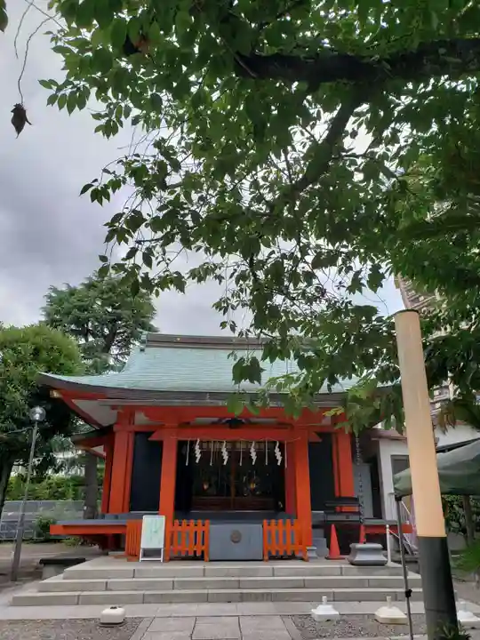 麻布氷川神社の本殿・本堂