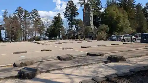 宮城縣護國神社の庭園