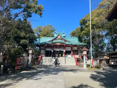 多摩川浅間神社の本殿・本堂