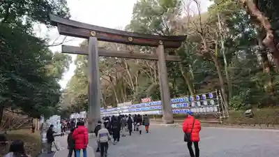 明治神宮の鳥居