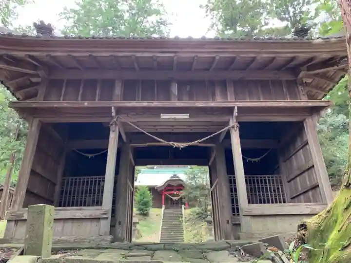 白山神社の山門・神門