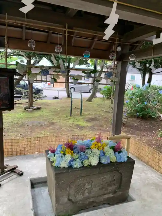 北広島市総鎮守 廣島神社の手水舎