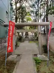 正一位稲荷大明神の鳥居