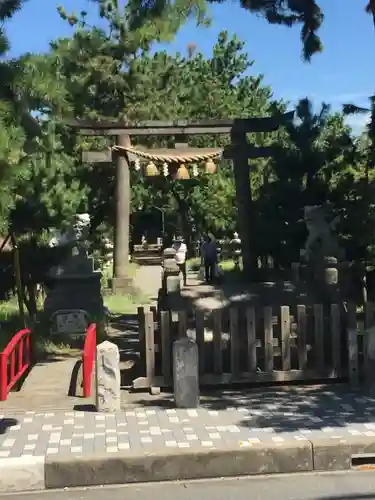 鶴嶺八幡宮の鳥居