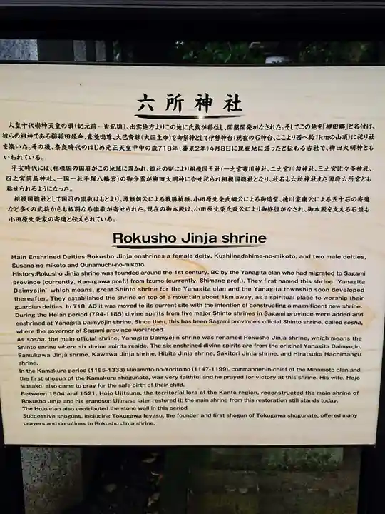 相模国総社六所神社の歴史