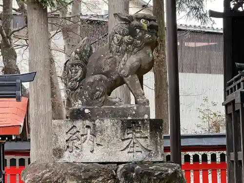 那波加神社の狛犬