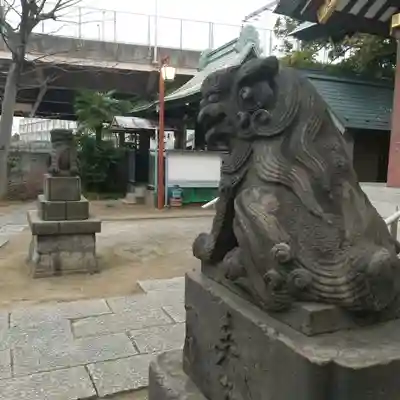 上小松天祖神社の狛犬