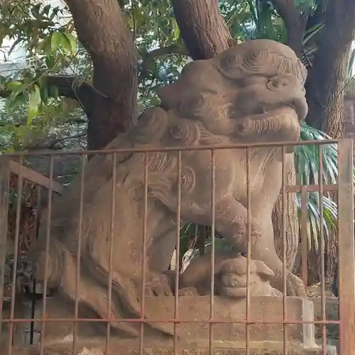 御田八幡神社の狛犬