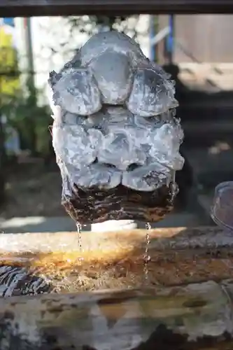 元城町東照宮の手水