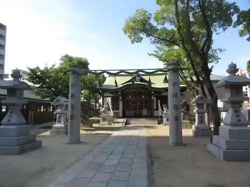 長柄八幡宮の鳥居