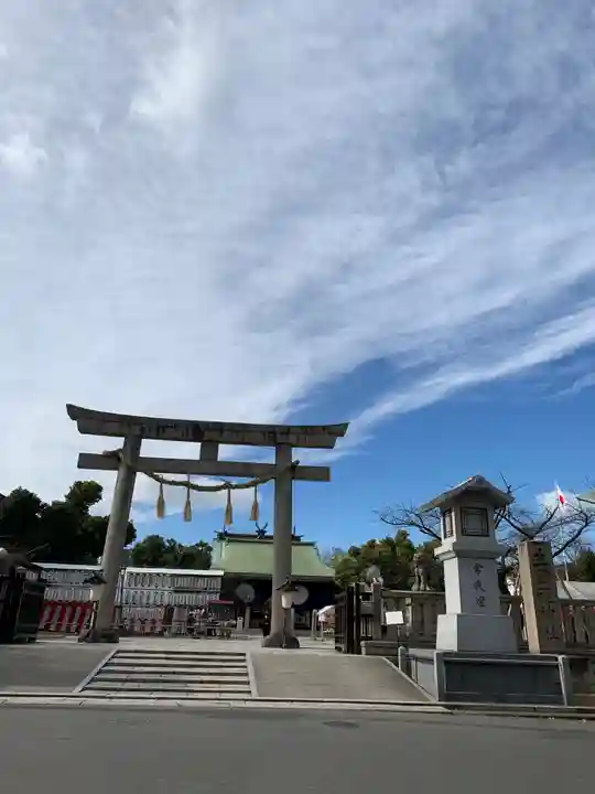 難波大社 生國魂神社の鳥居