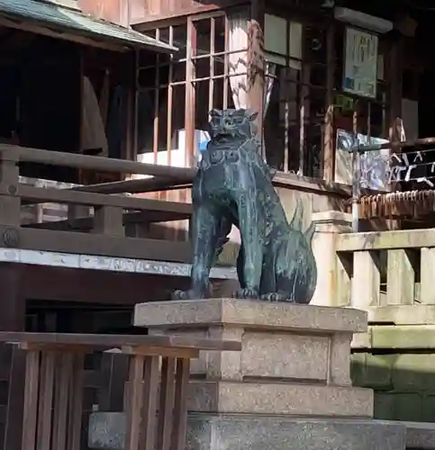 五條天神社の狛犬