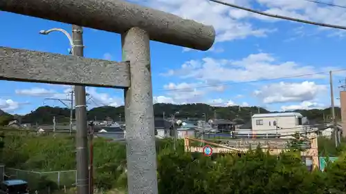 加麻土神社の景色