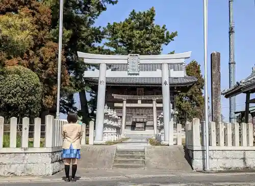 八幡神社 (海津町札野)の鳥居