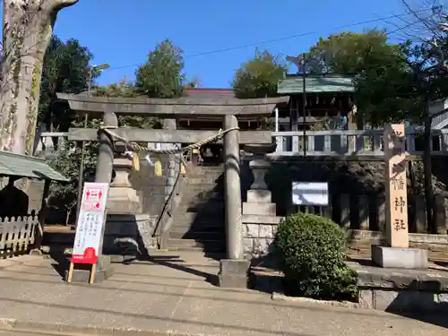 代田八幡神社の鳥居