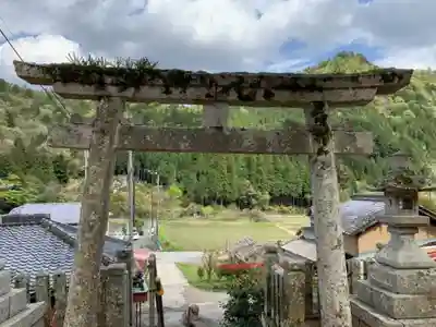 大河内神社の鳥居