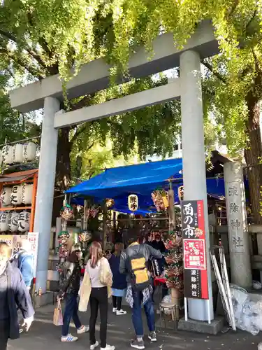 波除神社（波除稲荷神社）の鳥居