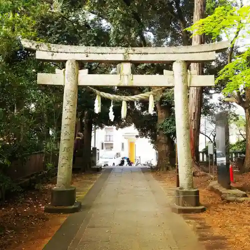 小金井神社の鳥居