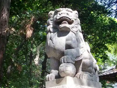 土支田八幡宮の狛犬