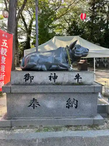 大生郷天満宮の像