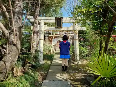 鴨島八幡神社の鳥居