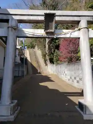 胡録神社の鳥居