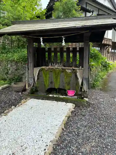 山家神社の手水舎
